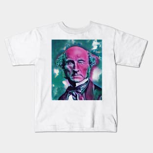 John Stuart Mill Portrait | John Stuart Mill Artwork 4 Kids T-Shirt